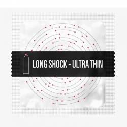 Bao cao su siêu mỏng kéo dài thời gian Fiesta long shock Ultra Thin, Hộp 12 cái