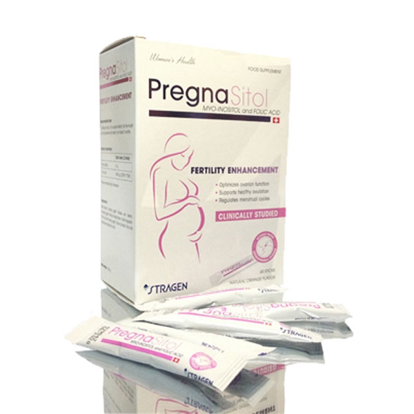 Hỗ trợ điều trị buồng trứng đa nang Pregnasitol 60 gói