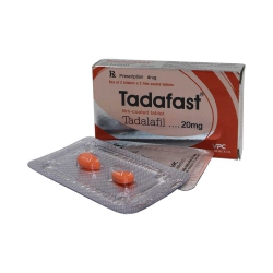 Thuốc cường dương Tadafast 20mg, Hộp 4 viên