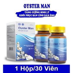 Tinh chất hàu Oyster Man tăng cường sinh lý nam, Hộp 30 viên