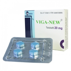Thuốc cường dương Viga-New 20mg, Hộp 4 viên