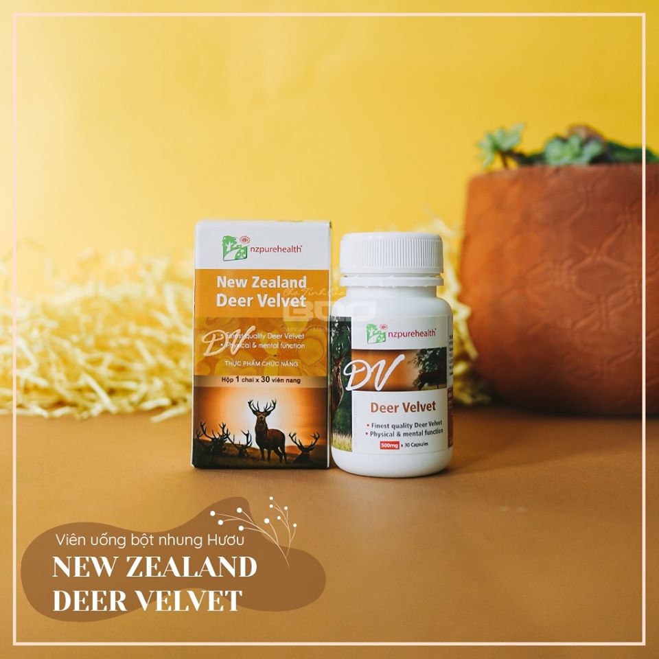 Viên uống Nhung Hươu NewZealand NZPure Deer Velvet