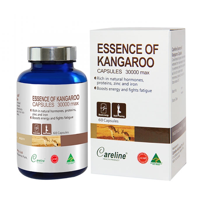 Viên uống sinh lý nam Careline Essence Of Kangaroo, Chai 60 viên