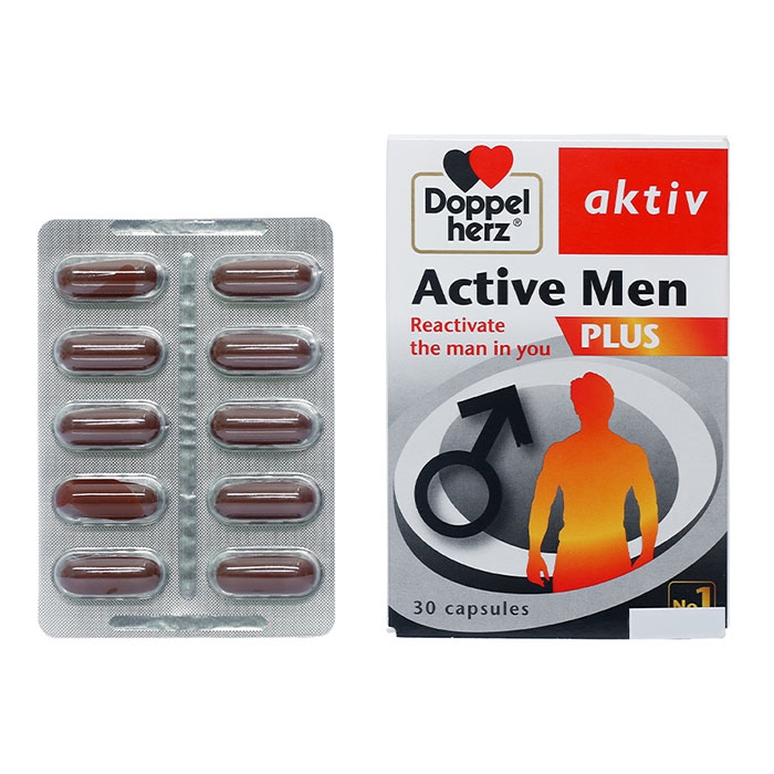 Viên uống tăng cường sinh lý nam Doppelherz Active Men Plus 30 viên